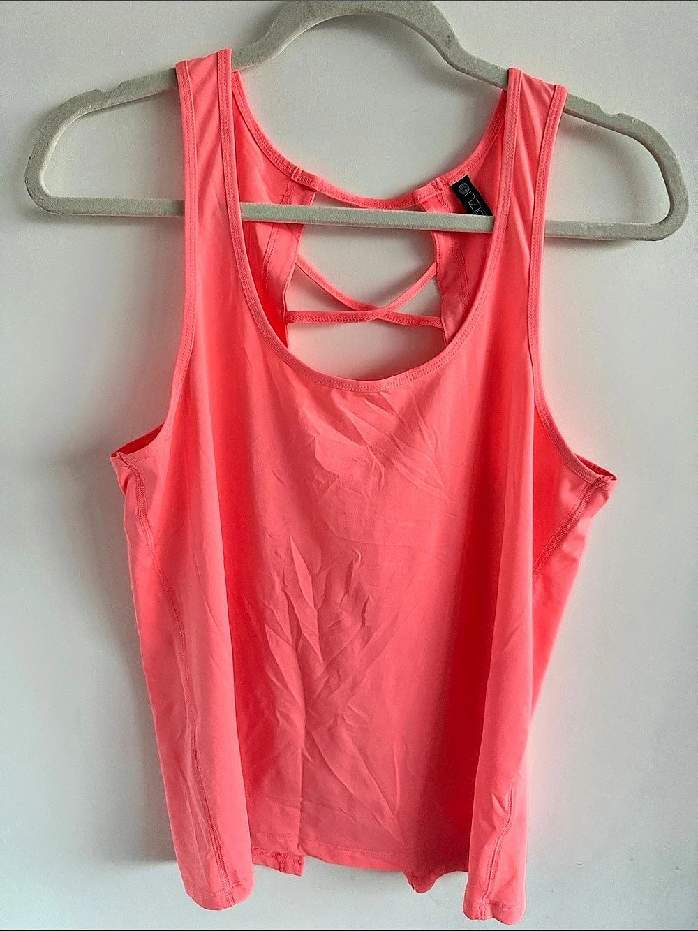Onzie Strappy Athletic Tank in Pink Like New